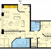 Schöne 4-Raumwohnung in Leipzig Zentrum-Süd (Neubau) zur Miete