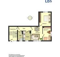 Ab sofort zu besichtiigen, 3-Zimmer-Wohnung in Bergkamen Rünthe