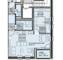 2-Zimmer Whg. mit WBS - A ab 60 Jahren (Münster-Coerde)