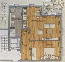 Helle 2-Zimmer-Wohnung mit Balkon - Leipzig Nordwest