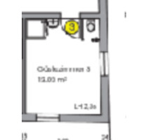 1 Zimmer Apartment - 310,00 EUR Kaltmiete, ca.  15,00 m² in Velden (PLZ: 91235)