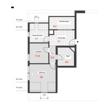2 Raum DG Wohnung Blasewitz mit Terrasse und Elbblick - Dresden