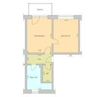 2-Zimmer Wohnung mit Balkon in Hohen-Luckow - Satow