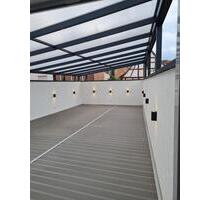 Frisch renovierte 3 Zimmer Wohnung mit EBK & riesiger 50 qm Terrasse in Langenlonsheim