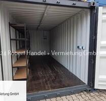 20 Fuß Lagercontainer, Seecontainer, Container, Baucontainer, Materialcontainer, Magazin, Regal, Licht, Starkstrom Strom - Bielefeld