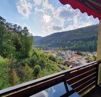 Heimelige 1-Zimmer-Wohnung mit traumhaftem Fernblick & Waldnähe - Bad Wildbad