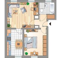 2,5-Zimmer-Wohnung mit modernem neuem Wannenbad - Gelsenkirchen Resse