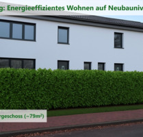 ~79 m² | 3-Zimmer-Ober- und Dachgeschosswohnung – Erstbezug - Preußisch Oldendorf