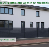 ~77 m² | 3-Zimmer-Ober- und Dachgeschosswohnung – Erstbezug - Preußisch Oldendorf