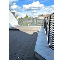 Neubau Maisonettewohnung mit Dachterrasse und Fernblick und über die Dächer von Heerdt - Düsseldorf