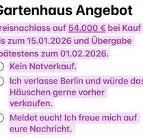 Bungalow- Gartenhäuschen auf Pachtgrundstück - Oranienburg