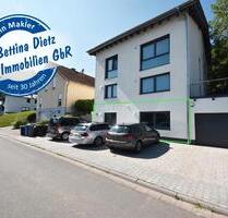 DIETZ: Hochwertige 2-Zimmer-Neubauwohnung, Fußbodenheizung im KFW 40+ 3-Familienhaus! - Höchst im Odenwald