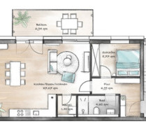 2 Zimmer Wohnung - Westquartier Kitzingen