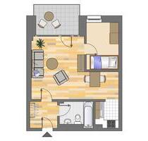 Demnächst frei! 2-Zimmer-Wohnung in Düsseldorf Hassels