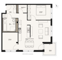 Helle 3-Raumwohnung mit Balkon und Fußbodenheizung (730.0806) - Berlin Marzahn-Hellersdorf