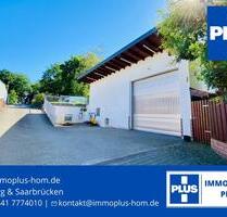 HOMBURG-BRUCHHOF; LAGERHALLE MIT FREIFLÄCHE UND GROẞZÜGIGEM CARPORT