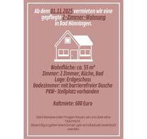 Mietwohnung Bad Hönningen - 600,00 EUR Kaltmiete, in Bad Hönningen (PLZ: 53557)