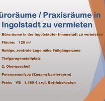 Büroräume Praxisräume in Ingolstadt zu vermieten