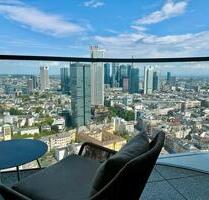 SKYLINE VIEW 36. OG! Möblierte 2-Zimmerwohnung im Grand Tower - Frankfurt am Main Gutleutviertel