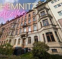 ++ stilvolle, große 2-Raum Wohnung in Kaßberg mit Erker, modernem Bad und Terrasse ++ - Chemnitz Kapellenberg
