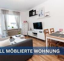 DIETZ: Voll möblierte moderne 2 Zimmer Erdgeschoss-Wohnung mit Balkon! - Babenhausen