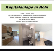 Kapitalanlage - 32qm Wohnung in Köln Lindenthal