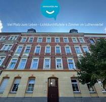 Lutherviertel • 4-Raum Wohnung • Tageslichtbad mit Wanne • toller Ausblick • zur Miete • WG-geeignet - Chemnitz Bernsdorf