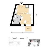 Helle 1-Zimmer-Neubauwohnung mit Balkon in Berlin-Adlershof