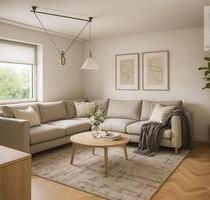 Dreieinhalb-Zimmer-Wohnung in charmant geführtem Dreifamilienhaus mit Balkonidylle und Garage - Brackenheim