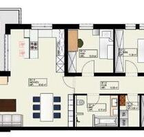 moderne 3,5 Zimmer Wohnung mit Westbalkon, TG- & Außenstellplatz - Buch