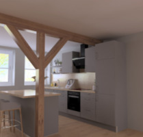 Moderne Neubau-Mietwohnung in Barnstorf 2Zi Dachgeschoss