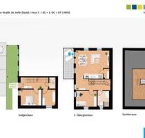 4-Zimmer-Wohnung mit Dachterrasse im ''Markthof Carré'' - WE18 - Halle (Saale) Büschdorf
