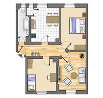 Charmante 3-Zimmer-Etagenwohnung in Recklinghausen – 74,83 m² auf der 1. Etage rechts