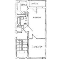 2 Zimmer Wohnung mit Balkon in Zwickau (Mosel)