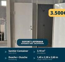 ► JETZT BESTELLEN ◄ 1,45 x 2,20 m Doppelkabine Duschcontainer - 50mm Wandstärke - Zwei Duschkabinen - Lieferung und Aufbau inklusive - Perfekte Lösung für Baustellen und Festivals - Jetzt zugreifen - Hachenburg
