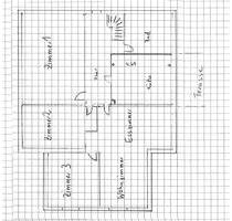 Wohnung 120qm zu vermieten, 4 12 Zi, Kü, Bad, Balkon, Abstellr - Hüllhorst