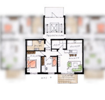 3 -Zimmer-Wohnung mit Aufzug und Balkon in Kall, Aachenerstraße