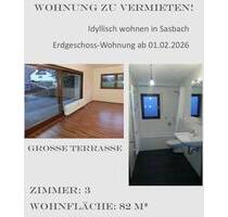 Obersasbach, 3ZKB EG-Whg ab 01.02.2026