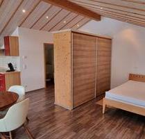 Teilmöblierte, modernisierte 1-Zimmer-Wohnung mit Balkon und EBK - Antdorf