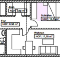 Mietwohnung 48m², barrierefrei, Erstbezug WE13 mit Balkon - Schöfweg