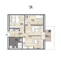 Barrierefreie 3-Zimmer-Dachgeschoss-Wohnung inkl. Stellplatz - Handewitt