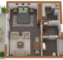 1-Z.-Hochparterre-Whg. mit Balkon, EBK, Stellplatz - Bad Bergzabern
