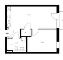 2 Zimmer Wohnung - 720,00 EUR Kaltmiete, ca.  61,00 m² in Monheim am Rhein (PLZ: 40789)