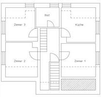 3-Zimmer Maisonettenwohnung - 850,00 EUR Kaltmiete, ca.  84,00 m² in Friesenheim (PLZ: 77948)