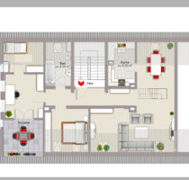 Stilvolle 4-Zimmer-Dachgeschosswohnung Maisonettestil mit Loggia - Braunschweig Wabe-Schunter-Beberbach