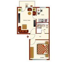 Schöne 2-RWE in ruhiger Lage - 315,00 EUR Kaltmiete, in Parchim (PLZ: 19370)