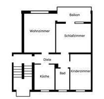 ANFRAGESTOPP!!!! Helle 3-Zimmer-Wohnung mit Balkon & Garage - Münster Berg Fidel