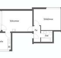 Gemütliche 2 Zimmer 56 qm mit Balkon in der Nordstadt - Radevormwald