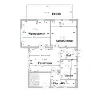 Schöne, helle 3-Zimmer-Wohnung - 800,00 EUR Kaltmiete, in Schorndorf (PLZ: 73614)