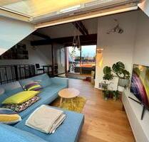 Loft-Feeling: Maisonette Wohnung mit Dachloggia & Burgblick - Nürnberg Herrnhütte